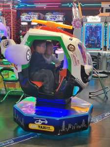Manège intérieur à monnayeur pour enfants, modèle Air <span class=keywords><strong>Taxi</strong></span>, en fibre de verre, avec jeu vidéo hélicoptère, pour centre de divertissement familial - Product Image 5
