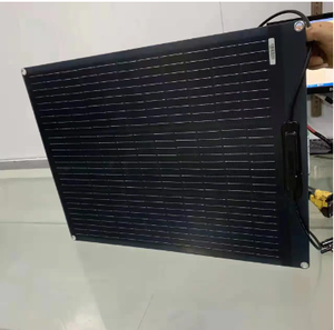 Paneles <span class=keywords><strong>Solares</strong></span> Portátiles de Película Delgada de 60W, Media Celda, Color Negro Claro, 9bb, Alta Eficiencia, <span class=keywords><strong>para</strong></span> <span class=keywords><strong>Caravanas</strong></span>, con Placa Trasera de PE - Product Image 2