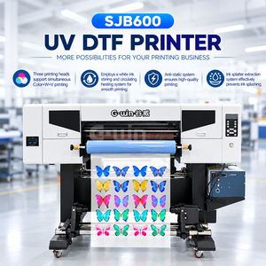 Impresora UV DTF Gwin de 600 mm, rollo a rollo, 1200 dpi, máquina de impresión textil para etiquetas con tres cabezales - Product Image 1