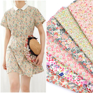 Tela de popelina de algodón 100% con estampado Floral, tejido de popelina suave con estampado Digital, para ropa y vestido - Product Image 3