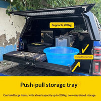 Système de tiroirs coulissants robustes en aluminium pour benne de pick-up, boîte de rangement d'outils, organisateur de cargaison, ajustement universel OEM ODM