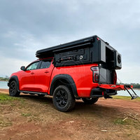 Camper électrique escamotable RoadVoyager pour Tacoma Hilux, extension double, coque de camping-car, cuisson par induction, charge utile 1000-1200 kg
