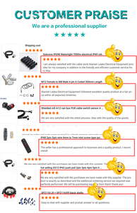 Bán Buôn M12 Cáp Chống Thấm Nước Cảm Biến Kết Nối 4/5/8Pin Khuỷu Tay Thẳng Nam Nữ Hàng Không Cắm Ổ Cắm Cho Các Ứng Dụng Điện - Product Image 6