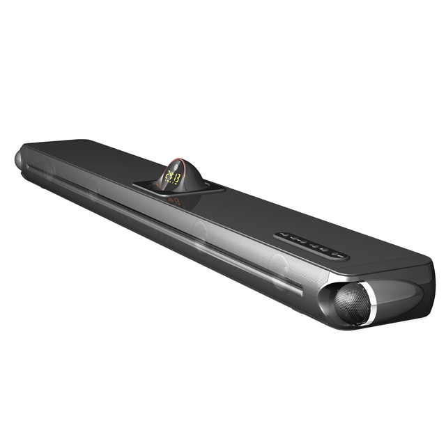 For Bluetooth G66B Soundbar with Built-In Subwoofer and Remote Control Wireless System for TV