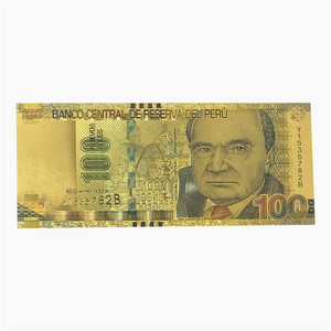 Billete <span class=keywords><strong>de</strong></span> Banco Peruano <span class=keywords><strong>de</strong></span> 200 Soles y <span class=keywords><strong>100</strong></span> Soles, con Lámina <span class=keywords><strong>de</strong></span> Oro <span class=keywords><strong>de</strong></span> 24 Quilates, Resistente al Agua, para Colección y Regalo <span class=keywords><strong>de</strong></span> Cumpleaños - Product Image 4
