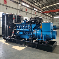 Groupe électrogène diesel triphasé Weichai 880KW/1100KVA à démarrage électrique 60HZ 380V 1800RPM pour projets offshore