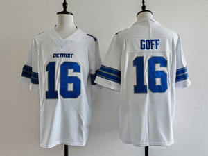 2026 Hoge Kwaliteit American Football Shirts Detroit Lions Shirt voor Heren - Product Image 5