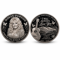 Pièce de monnaie personnalisée en alliage de zinc, gravée sur le thème de la musique, pièce de collection, pièce de défi, artisanat artistique, souvenir