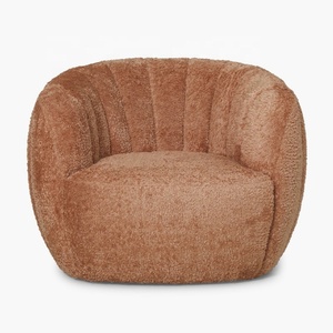 Fauteuils d'appoint <span class=keywords><strong>Jules</strong></span> faits main en usine, fauteuil design moderne, fauteuil de salon de style mid-century avec dossier en forme de baril pour la maison et les bars/clubs - Product Image 3