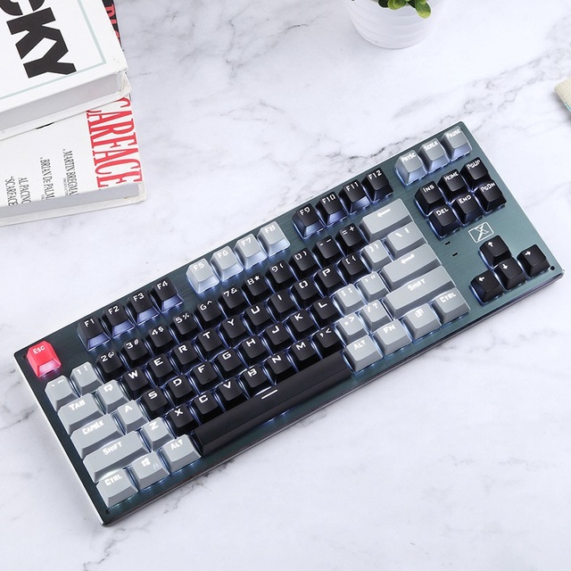 Technology 87 Key Mechanical Keyboard Wired and Wireless Three Mode Tablet Phone Computer Gaming Keyboard