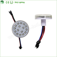 Module LED Pixel RVB intelligent et coloré pour l'amusement, étanche IP66, programmable, DC24V, points lumineux adressables, plastique 60mm