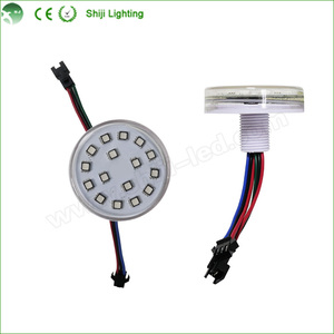Smart Colour ful Factory Amusement Turbo Lampe RGB <span class=keywords><strong>LED</strong></span> Pixel Modul Punkt licht Programmier bare DC24V Adressierbare Außen leuchten - Product Image 3
