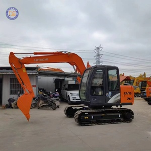 Excavadora HITACHI de 7 toneladas de Segunda Mano, Original de Japón, Excavadora Usada Hitachi ZX70 en Buenas Condiciones - Product Image 1