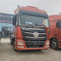 Camion tracteur d'occasion 6x4 510HP FAST 12 vitesses manuel toit haut FOTON Auman GTL 2021 Reconditionné officiellement Garantie 6 mois