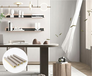 <span class=keywords><strong>Panel</strong></span> de Pared de WPC de Estilo Industrial para Decoración de Fondo de TV, Ignífugo con 5 Años de Garantía para Paneles y Tableros de Pared de Hotel y Gimnasio - Product Image 3