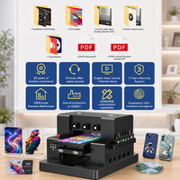Impresora Plana UV A3 L805 Head 3250 Máquina Impresora UV A3 Impresoras de Inyección de Tinta Multicolor para Carcasas de Teléfono Bolígrafos Botellas de Acrílico