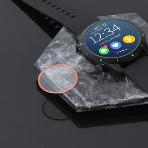 Factory Customized Sapphire Glass for Watch Single-sided 0.6mm Orange Red Electroplated Edge 2.6cm Diameter Wear-resistant - Product Image 4