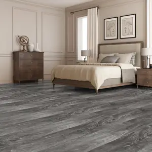 PVC Peel and Stick pavimento personalizzato impermeabile in vinile plance che assomiglia al legno