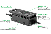 Chargeur de batterie lithium-ion 73 volts de haute qualité pour scooter électrique 48v 60v 72v 84v, chargeur rapide de batterie de scooter électrique 5-10a