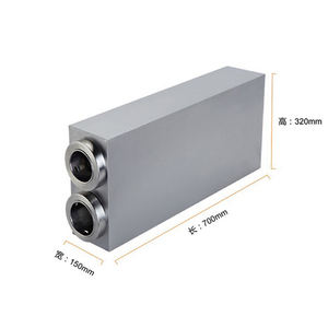 Dispensador de Vasos Desechables de Papel y Plástico de Acero Inoxidable de 2 Orificios para Restaurante Comercial XEOLEO, Soporte Ajustable para Vasos - Product Image 4