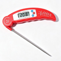 Termómetro de cocina para alimentos, termómetro plegable con pantalla Digital para barbacoa, sonda LCD de lectura instantánea de alta precisión, herramientas de cocina para asar