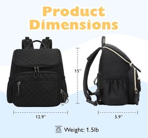 Lightweight Diaper <b>Bag</b> Backpack, Baby Shower Gifts Fashion Nappy Travel Backpack for Mom Dad - Product Image 2