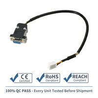 Kabel Elektronik Kustom OED/ODM DB9 Male XHP-3P XH2.54 Pitch Terminal Connector Power Wiring Harness PVC Tembaga Peringkat IP67