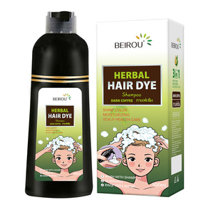 Shampoo colorant capillaire <span class=keywords><strong>TikTok</strong></span>, meilleure vente, couvrance des cheveux gris, coloration instantanée, aspect naturel, teinture capillaire à base de plantes - Product Image 1