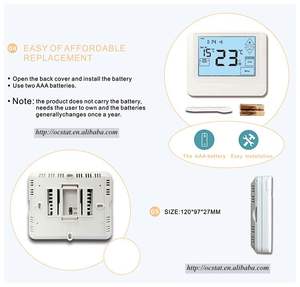 STN855W WIFI <span class=keywords><strong>Wireless</strong></span> Touch Screen 24V Power Room <span class=keywords><strong>termostato</strong></span> - Product Image 6