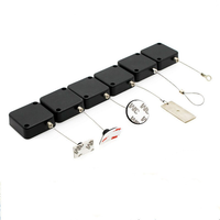 Boîte de tirage antivol Attache de sécurité rétractable Enrouleur de câble en acier Boîte de tirage avec lasso