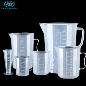 HAIJU LAB 1000ミリリットルDisposable Plastic Measuring Cup/ビーカーWith HandleためMedicine Beaker