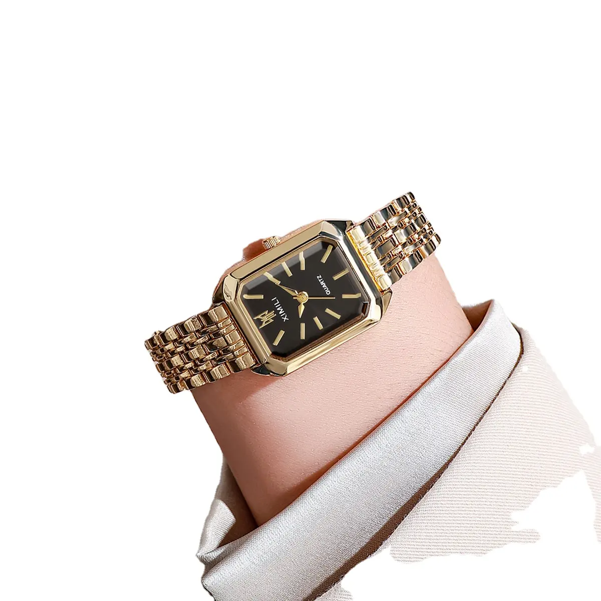 2024 नई नई महिला घड़ियाँ फैशन क्वार्ट्ज घड़ी घड़ी आरामदायक महिला कलाई घड़ी स्टेनलेस स्टील बेल्ट डायमंड लेडीज़ घड़ी
