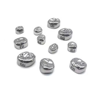 Salute odontoiatria in acciaio inox corone di metallo per bambini elettrico primario molare dentale per la pulizia di riempimento denti attrezzature - Product Image 2