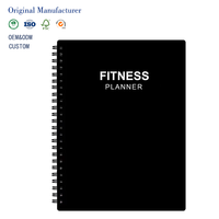 Agenda de fitness ultime 2026 Myway avec impression personnalisée et reliure spirale, journal de bien-être et carnet de suivi d'entraînement en salle de sport