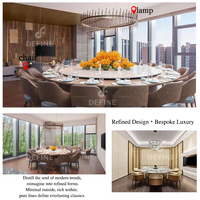 Ensemble de mobilier de restaurant d'hôtel moderne personnalisé tout-en-un, ensemble complet de salle à manger commerciale, vente en gros de tables et de chaises