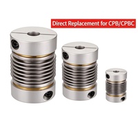 Accouplement à soufflet en alliage d'aluminium LK6 à couple élevé pour servomoteur, vis mère et encodeur