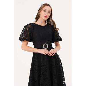 Haut décontracté polyvalent noir pour femme DANS, modèle 1592, coupe confortable, tailles 36-42 pour un usage quotidien - Product Image 4
