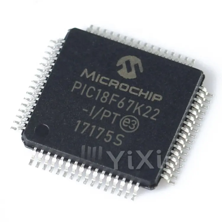 New and Original PIC18F67K22-I/PT PIC18F67K22-I PIC18F67K22 Microcontroller IC Integrated Circuit TQFP64 pic
