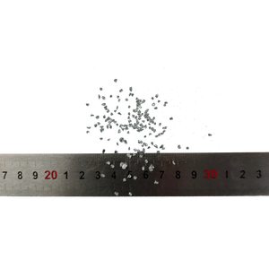 Agrégat de verre concassé fin de sable de verre décoratif blanc pour le sol en terrazzo et l'aménagement paysager - Product Image 1