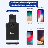 Eyoyo-Lector de código de barras portátil, escáner de imagen 1D, 2D, QR, 2D, Clip trasero, BT, funciona con teléfono