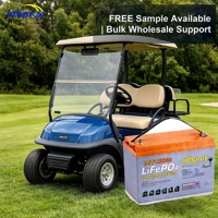 Batería LiFePO4 de Alta Capacidad 36V 100AH Grado A 6000 Ciclos para Carrito de Golf con BMS Inteligente RS485, Conector Anderson, Certificación CE RoHS IP67, Servicio OEM ODM