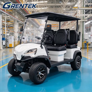 GRENTEK GR09 <b>Electric</b> Golf Cart 4 Seats Golf Buggy Hunting Buggy Battery-Powered Golf Car for Non-public Road - Product Image 3