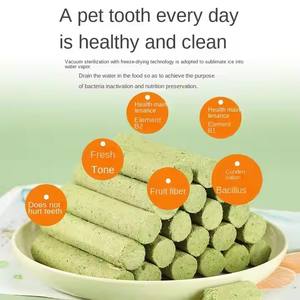 Çin fabrika OEM üretici ucuz fiyat toptan özelleştirilmiş evcil hayvan yemeği bisküvi dondurularak kurutulmuş kedi çim küp sopa kedi davranır - Product Image 3