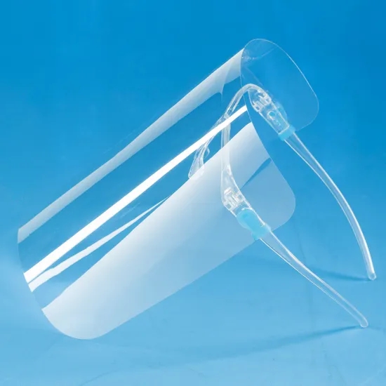 Противотуманная прочная прозрачная маска для лица, комбинированная комфортная безопасная пластиковая многоразовая прозрачная маска для лица из ПЭТ
