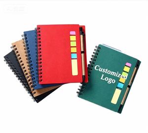 Bloc de Notas Adhesivas Creativas de Papel Kraft Promocional Personalizado, Cuadernos Multiusos con Logotipo Personalizado - Product Image 2