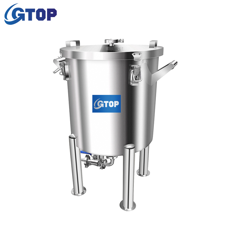 GTOP Cosmetic Chemical Movable Style Stainless Steel Liquids Storage Tank Perfume Toner
