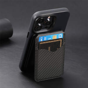 Cartera Magnética de Cuero PU para Tarjetas de Crédito, con Soporte Plegable para Teléfonos iPhone Serie 17, 16, 15, 14 y 13 - Product Image 1