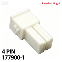 Connecteur mâle fil-fil TE 177900-1 4 broches 3,96 mm (Nylon 66 Blanc) pour accessoires et bornes d'équipements électriques