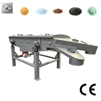 Crible vibrant linéaire sanitaire en acier inoxydable FKJX avec 2 moteurs vibrants pour tamisage fin de poudre de cacao, ingrédients de boulangerie et matières premières alimentaires