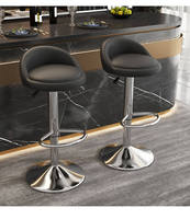 Minimaliste moderne 360. Tabourets de bar pivotants pour usage domestique, réglables en hauteur, avec dossier, pour réception